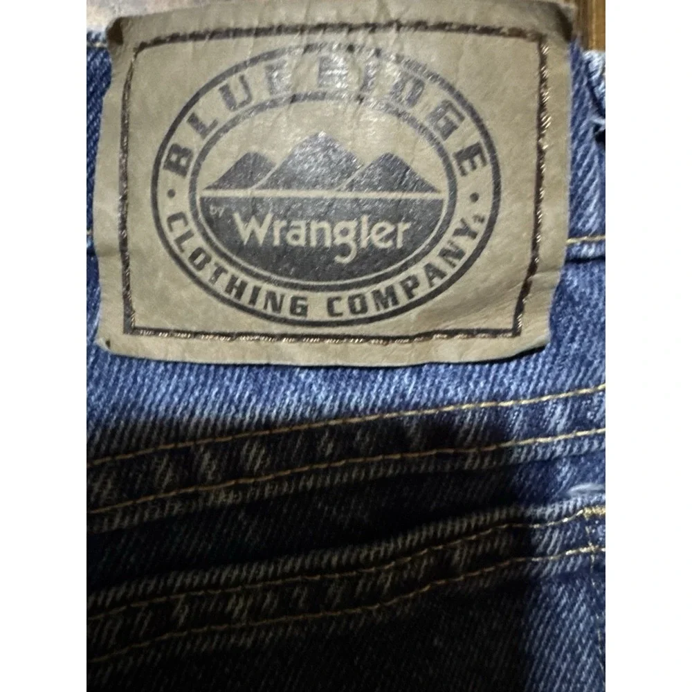 Wrangler Blue Ridge Blue Jeans Men's Size 38x34 Straight Leg 1039BRCDW